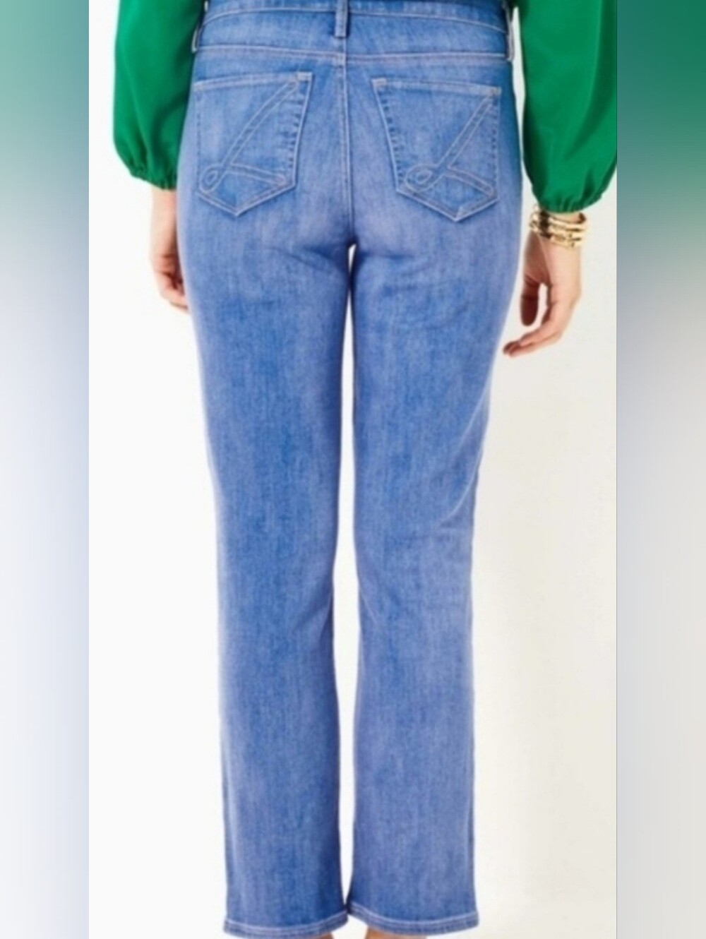 Lilly Pulitzer Liza High Rise Crop Jeans - Picture 2 of 5